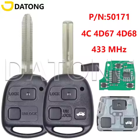 Datong 50171 433MHz 4D67/4D68/4C Chip Car Remote Key For Lexus Toyota Prado RAV4 Land Cruiser Kluger