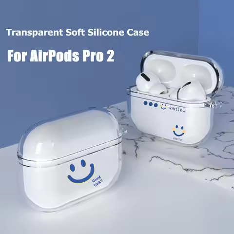 Soft Silicone Case for AirPods Pro 2 3 USB C Clear Transparent Cover for AirPods Pro 2 airpod 3 pro2