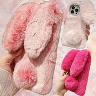 for Xiaomi Poco C75 C71 C65 X7 X6 X5 M7 M6 M5 F7 F6 F5 Pro Plush Phone Case Cover Soft Furry Bunny R