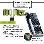 Shargeek ICEMAG 10000mAh 20W Mag-netic Wireless Power Bank Wired Fast Charging Powerbank w Active Cooling, for MagS / Qi