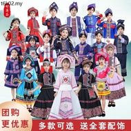 SPL Guangxizhuang March 3 Festival Ethnic Dance Costumes for Kids