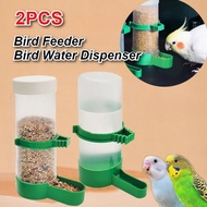 2PCS Bird Feeders Drinker Automatic Bird Water Dispenser Cage Pet Parrot Budgie Food Container