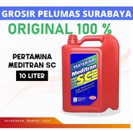 Original Oli Pertamina Meditran SC 15w/40 CF-4 Galon 10ltr 10 Liter Meditran SC 10liter