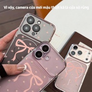 Large Bowknot Cartoon for iPhone17ProLax 16 Personality 15 Simple 14 Colors 13