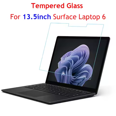 For 13.5Inch Surface Laptop 6 2024 HD 9H 0.3MM Screen Protector for Surface Laptop6 Tempered Glass C