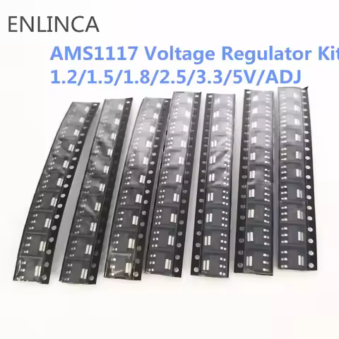 Voltage Regulator Kit AMS1117 1.2V/1.5V/1.8V/2.5V/3.3V/5.0V/ADJ AMS1117-1.2 AMS1117-1.8 AMS1117-2.5 