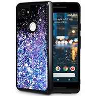 Caka Google Pixel 2 XL Case, Google Pixel 2 XL Glitter Case [Starry Night Series] Luxury Fashion...