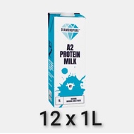 UHT DiamondPure, A2 Protein Milk 1L (12 Packets) - Full Cream milk