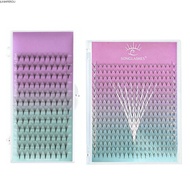 JUNMPER2R Artificial Eyelashes, 8D Volume Sharp Thin False Eyelashes, Professional Grade 6D Volume P