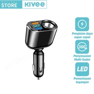 CODE B96I KIVEE Car Charger Fast charging 66W 4 in 1 LED For iphone OPPO Xiaomi Samsung