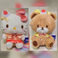 Hello Kitty & Tiny Chum 閃爍爍甜點頭飾 毛茸茸大公仔 大毛公仔 Sanrio Characters Hello Kitty 吉蒂貓 凱蒂貓 Friend 朋友 Teddy Be