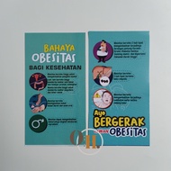 Obesity Dangerous Flyer - Ideal Body Flyer - Balanced Nutrition Flyer - How to prevent obesity