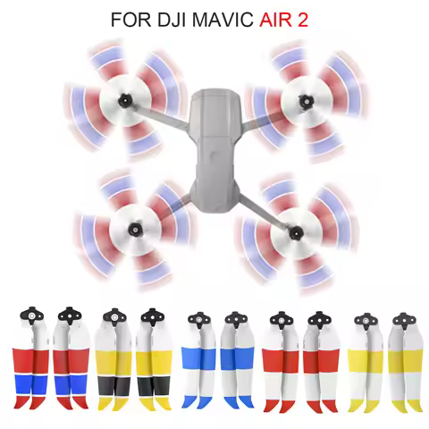 4PCS 7238F Low Noise Propellers For DJI Mavic Air 2/AIR 2S Wing Fan Quick Release Props for DJI Mavi