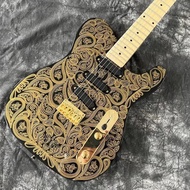 Fender Telecaster ElectricBlack gold Guitar Maple Fretboard James Burton Signature Guitar Professional Guitar