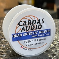Cardas Audio Quad Eutectic solder with Rasin core tin solder 113gram