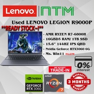 #LL279 USED LENOVO LEGION R9000P AMD RYZEN 7-6800H 16GD5 1TB SSD NVIDIA RTX3060 RTX 3060 6G Gaming l
