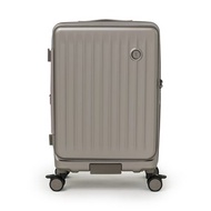 贈旅行11件組【諾貝兔】腳踩煞車 26吋 Cloudy Walk前開式行李箱