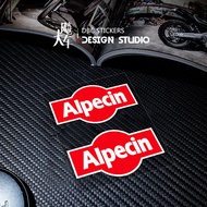 ALPECIN ALPECIN Fleet Logo Silkworm Pupa canyon Road Bike Bicycle Decoration Creative Sticker NHGG