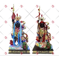 定制 流氓太子 金身 香樟木 精雕 彩绘 按金工艺 站款 台湾植发技术 12寸/16寸/19寸