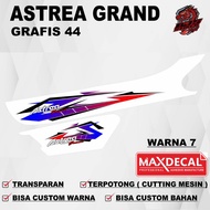 MESIN Honda Astrea Grand g44 Sticker - Honda Astrea Grand g44 Decal Sticker (ALREADY CUT NEAT PRECIS