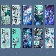 Fashion print for
 Samsung A11 A12 A13 A14 A15 A20 A20S A21 A21S Hatsune Miku Soft black TPU phone c