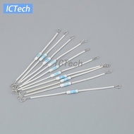 5Pcs 250V 10A 15A 20A  Ceramic Temperature Fuse 130/155/165/185/216/230/240C Degrees