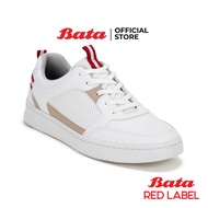 Bata บาจา Red Label รองเท้าลำลองผ้าใบแบบสวม รองเท้าแฟชั่น สวมใส่ง่าย สำหรับผู้ชาย รุ่น RL-NELSON สีขาว รหัส 8601008