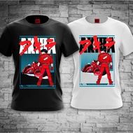 👕Tshirt anime akira baju akira kain 100% cotton lengan pendek warna hitam dan putihS-5XL