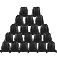 20 Pcs Drawstring Backpack String Sport Bag Sack Cinch Gym Backpack Bulk for School Gym Sport Travel