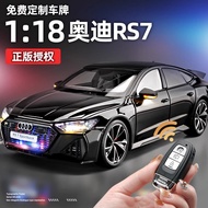Phiên Bản Điều Khiển Từ Xa 1:18 Audi chính hãng RS7 Mô hình xe hợp kim giả xe thật đồ trang trí sưu