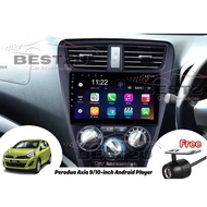 Android Player 9/10" Perodua Axia 2015-2022 ☆FREE Reverse Camera + Casing☆