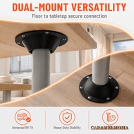CARAMELOMA 2pcs Pedestal Table Base, Aluminum Round RV Table Base, Easy Install High Bearing Capacit
