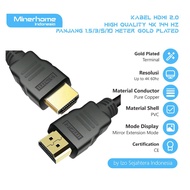 HDMI 2.0 Cable 144Hz Support 4K Resolution UHD FHD Gold Plated High Quality
