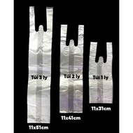 Plastic bag of 1 cup, 2 cups, 3 cups of soup, tea, porridge