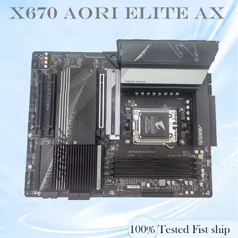 For Gigabyte X670 AORUS ELITE AX Main Board Support AM5 Interface AMD X670 DDR5 Memory Dual M.2 Inte