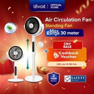 【BEST SELLING】Levoit Circulator Air Stand Fan | 7.5m/s Speed | 20dB Low Noise | Omni Oscillating | 1