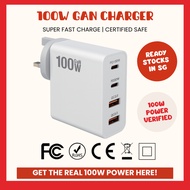 [SG Ready Stock] 100W GaN Charger & 100W Fast Magnetic/Braided Data Cable (1m/2m) | Type C