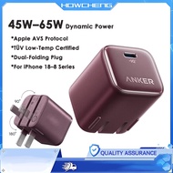 Anker 65W GaN Charger AVS & PPS, ActiveShield 4.0 Foldable Compact for Laptops & Phones