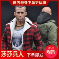 1/6 Deadpool Ryan Reynolds Normal Version Head Sculpt With Headgear Ryan