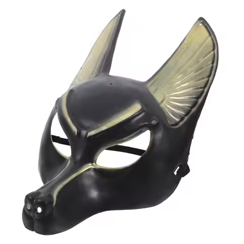 1/2pcs Anubis Mask Spooky Egypt God Mask Carnival Halloween Party Masquerade Cosplay Props Costume A
