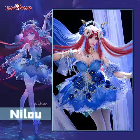 IN STOCK UWOWO Genshin Impact Fanart Nilou Ballet Dress Cosplay Costume Game Cosplay Halloween Costu