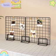 FANSIN Display Rack, Grid with Base Storage Rack, Modern Metal Grid Frame Jewelry Booth Rack For Gri