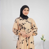 Daster Dress Rayon Rempel Busui Lengan Panjang Homedress Batik Pekalongan ori