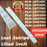 BACKLIGHT POLYTRON 32 INC PLD 32T106 32T100 32T700 32T710 32D100 32D700 32D758 32D900 TV LED LCD LAM