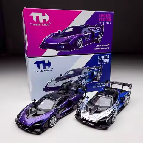 2025 Hangzhou Hec Exhibition Limited Edition Th Mclaren Senna Gtr 1:64 Scale Alloy Car Model