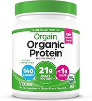 Orgain Organic Plant Protein Powder Natural Unsweetened