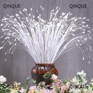 QINJUE 5pcs/Pack Peacock Grass, 20 Heads Feather Texture Artificial Grass, Realistic Multicolor 80cm