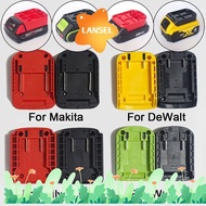 LANSEL DIY Adapter, Durable ABS Battery Connector, Universal Portable Holder Base for Makita/DeWalt/WORX/Milwaukee 18V Lithium Battery