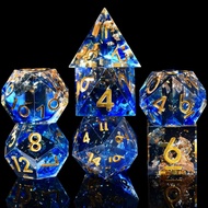 Dungeons and Dragons dice Set D&D, Polyhedron DND Resin dice Set, Used for Role-Playing dice Magic P