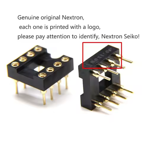 8-pin 8P gold-plated round hole IC socket op-amp socket slot seat nextron Seiko muses02 opa627 5532 